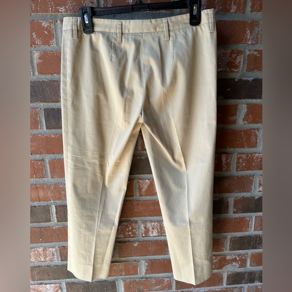 Prada Cropped Khaki Pants. - Picture 2 of 4